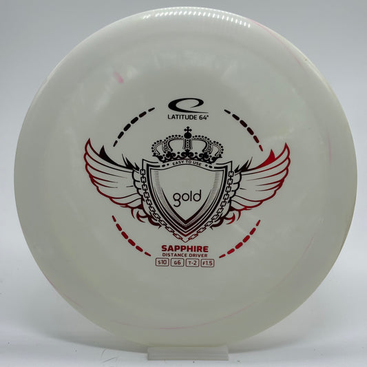 Latitude 64 Sapphire | Gold Line | Large Crest