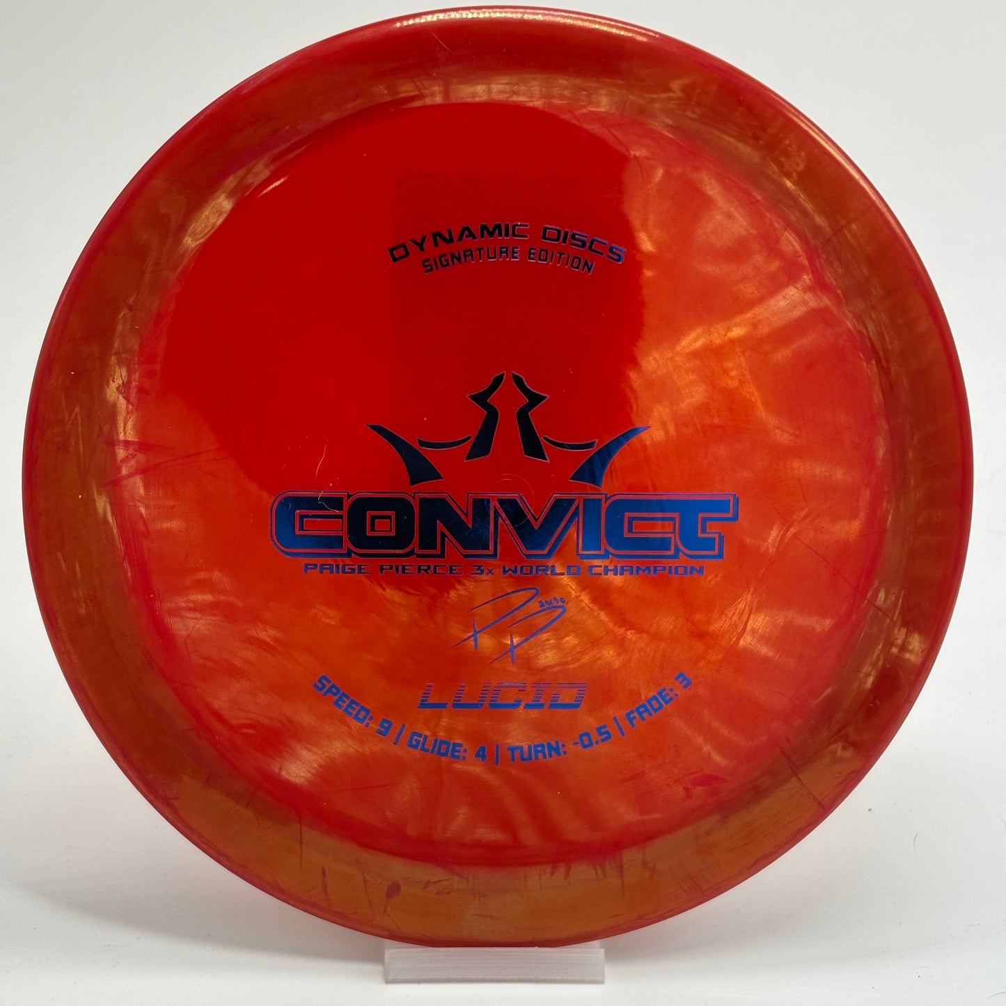 Used | Dynamic Discs Convict | Lucid | Paige Pierce 3x World Champion Out-of-Production