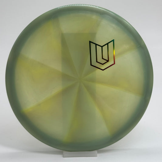 Discraft Buzzz OS | Swirl Titanium TI | Paul Ulibarri Shield Mini Stamp