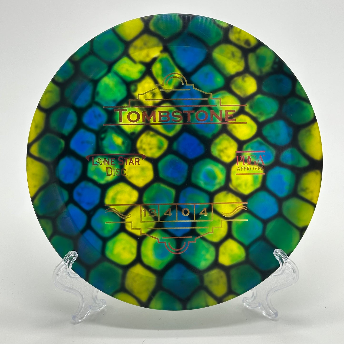 Lone Star Disc Tombstone | Bravo Glow Comb Dyed