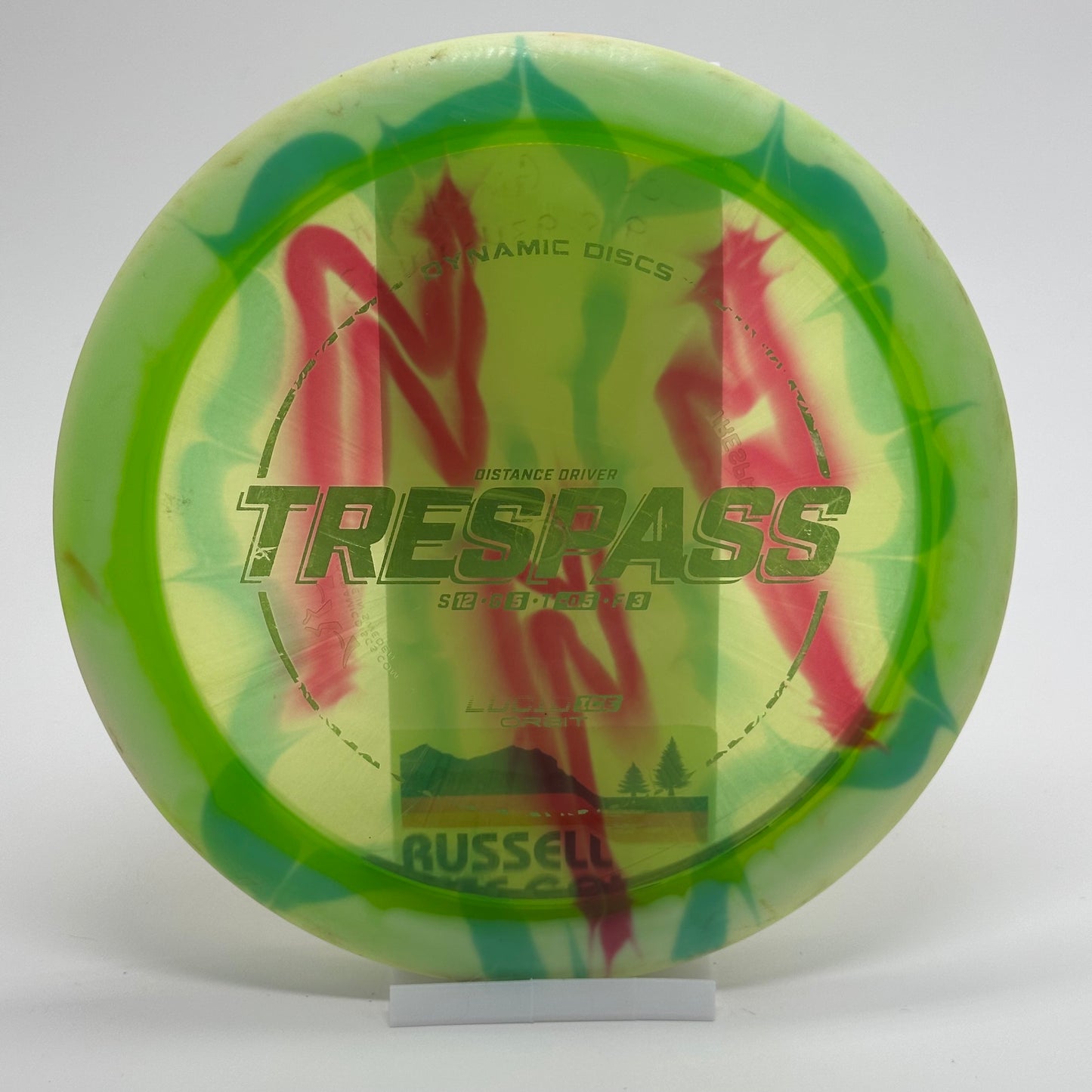 Dynamic Discs Trespass | Lucid Ice Orbit | Custom Dye