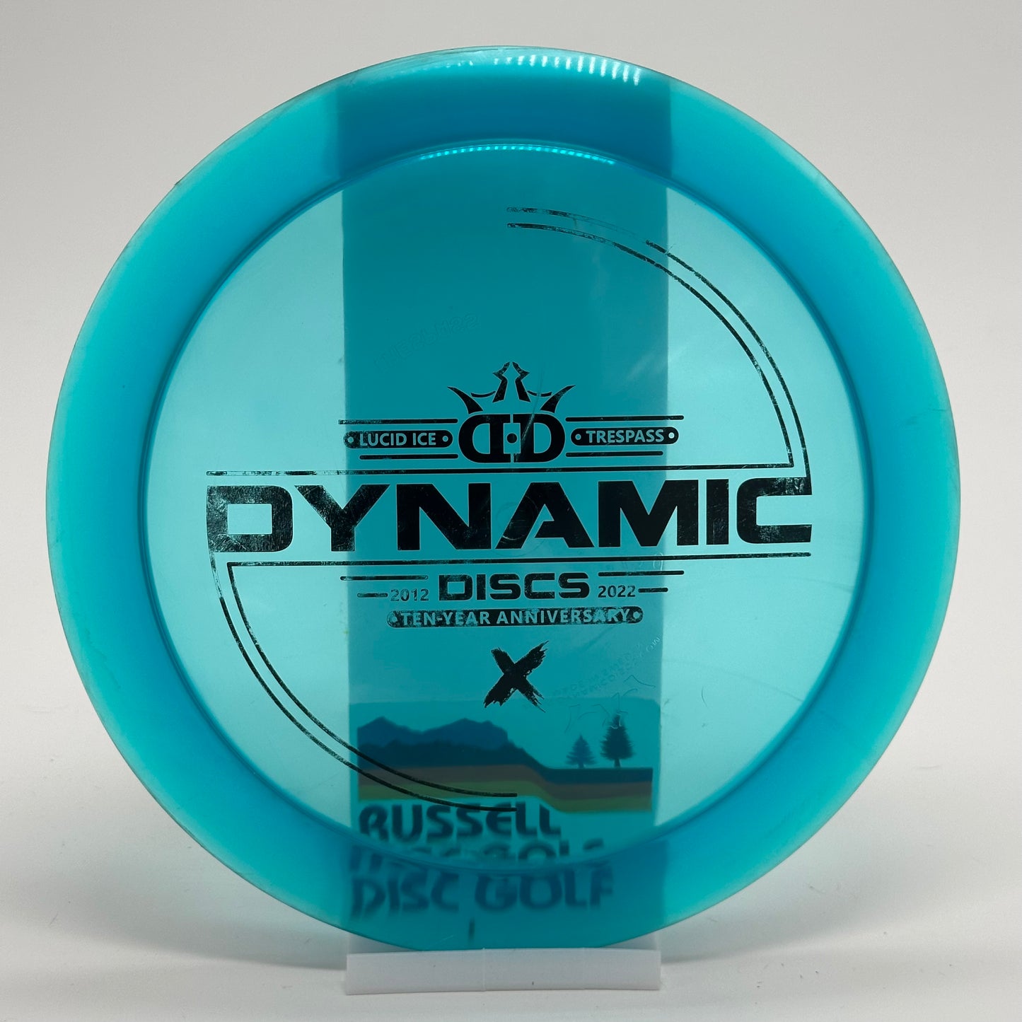 Used | Dynamic Discs Trespass | Lucid Ice | 2022 Ten-Year Anniversary