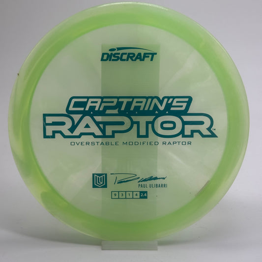 Discraft Captain's Raptor | Z Swirl | 2025 Paul Ulibarri Line