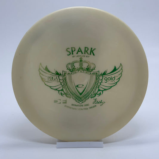 Latitude 64 Spark | Gold Line | Dave Feldberg Signature Disc Large Crest PFN