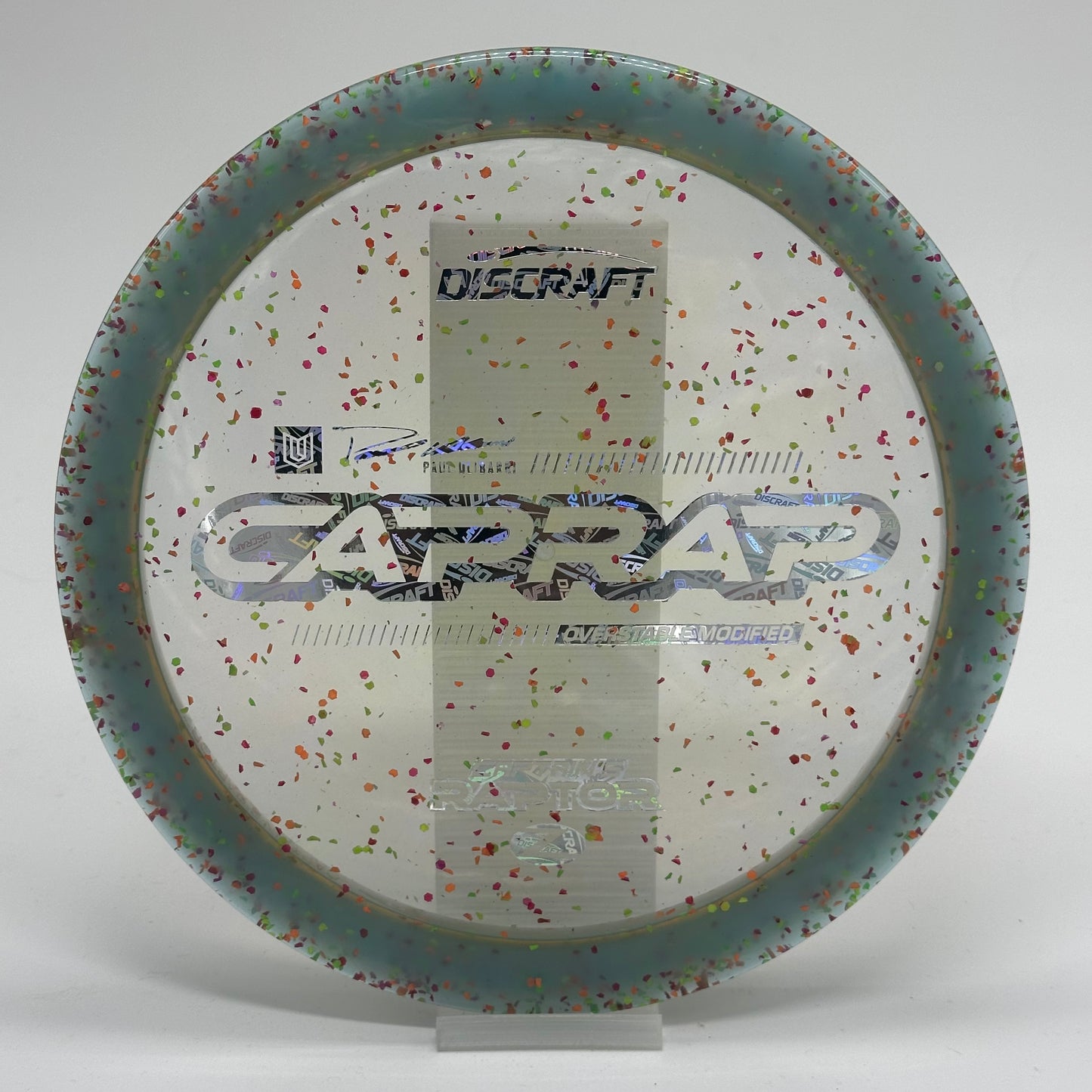 Discraft Captain’s Raptor | Z Confetti | 2026 CapRap | Paul Ulibarri Line