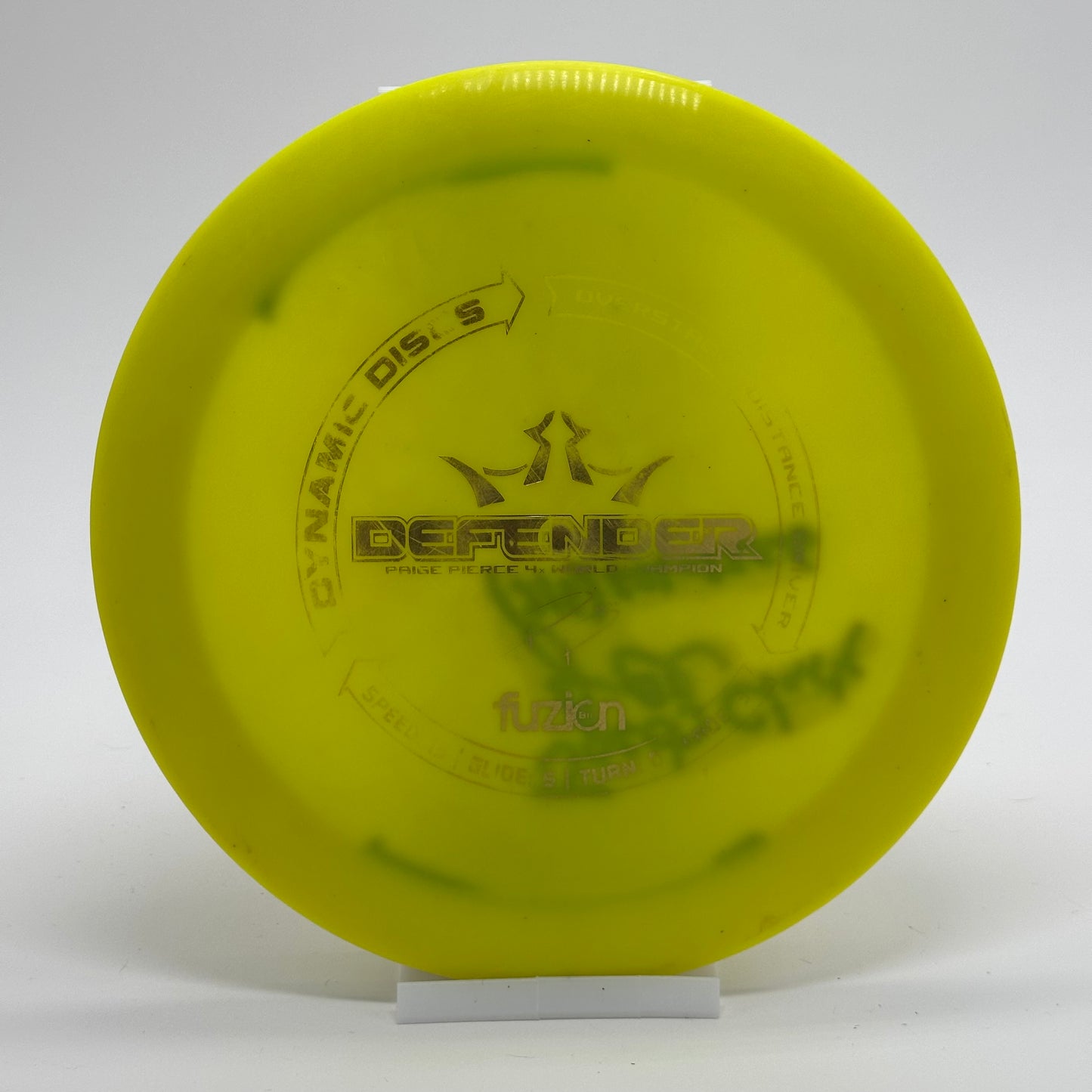 Used | Dynamic Discs Defender | Bio Fuzion | Paige Pierce 4x World Champion