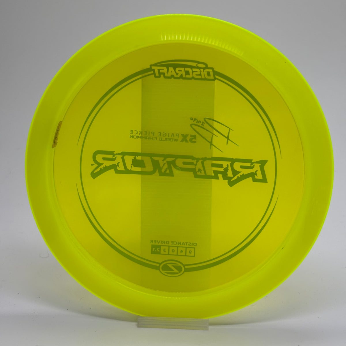 Used | Discraft Raptor | Z | Paige Pierce 5x World Champion