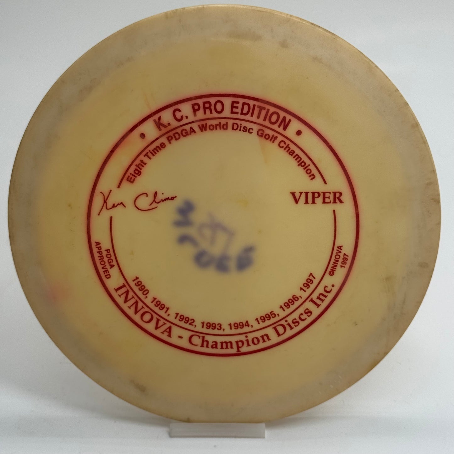 Innova Viper | KC Pro Edition | Ken Climo Eight Time 8x World Champion | PFN Patent