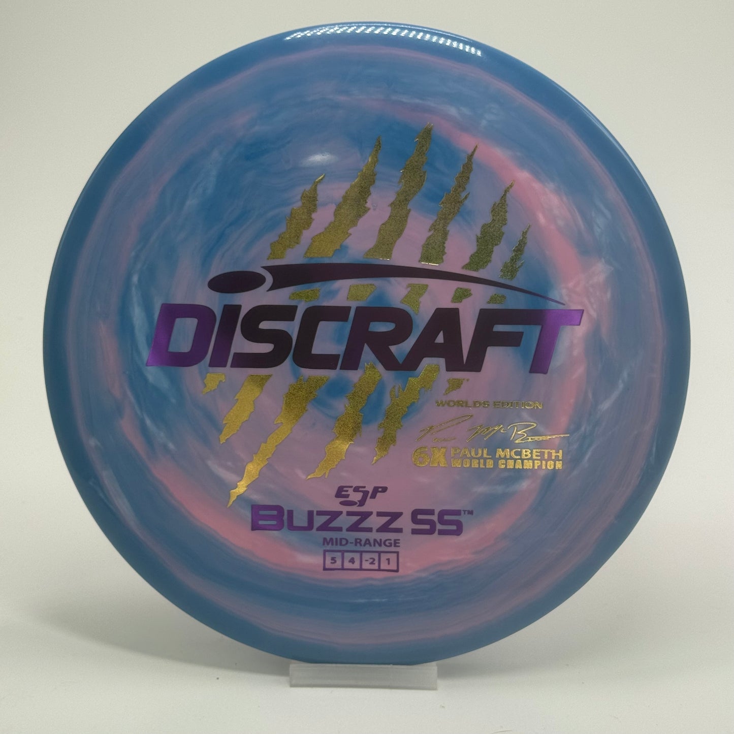 Discraft Buzzz SS | ESP | 2026 Worlds Edition 6 Claw Paul McBeth 6x World Champion