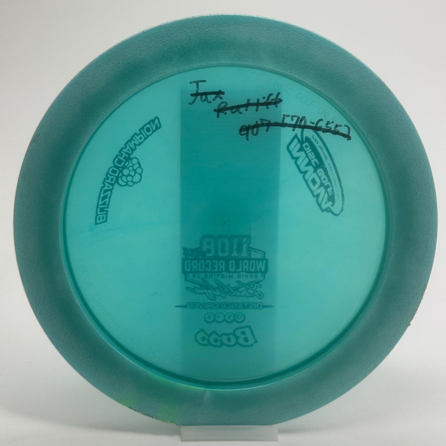 Innova Boss | Blizzard Champion | David Wiggins 1108 World Distance Record