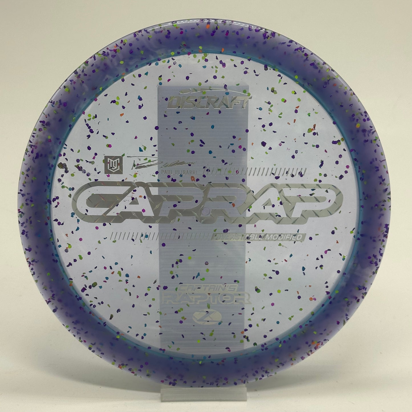 Discraft Captain’s Raptor | Z Confetti | 2026 CapRap | Paul Ulibarri Line