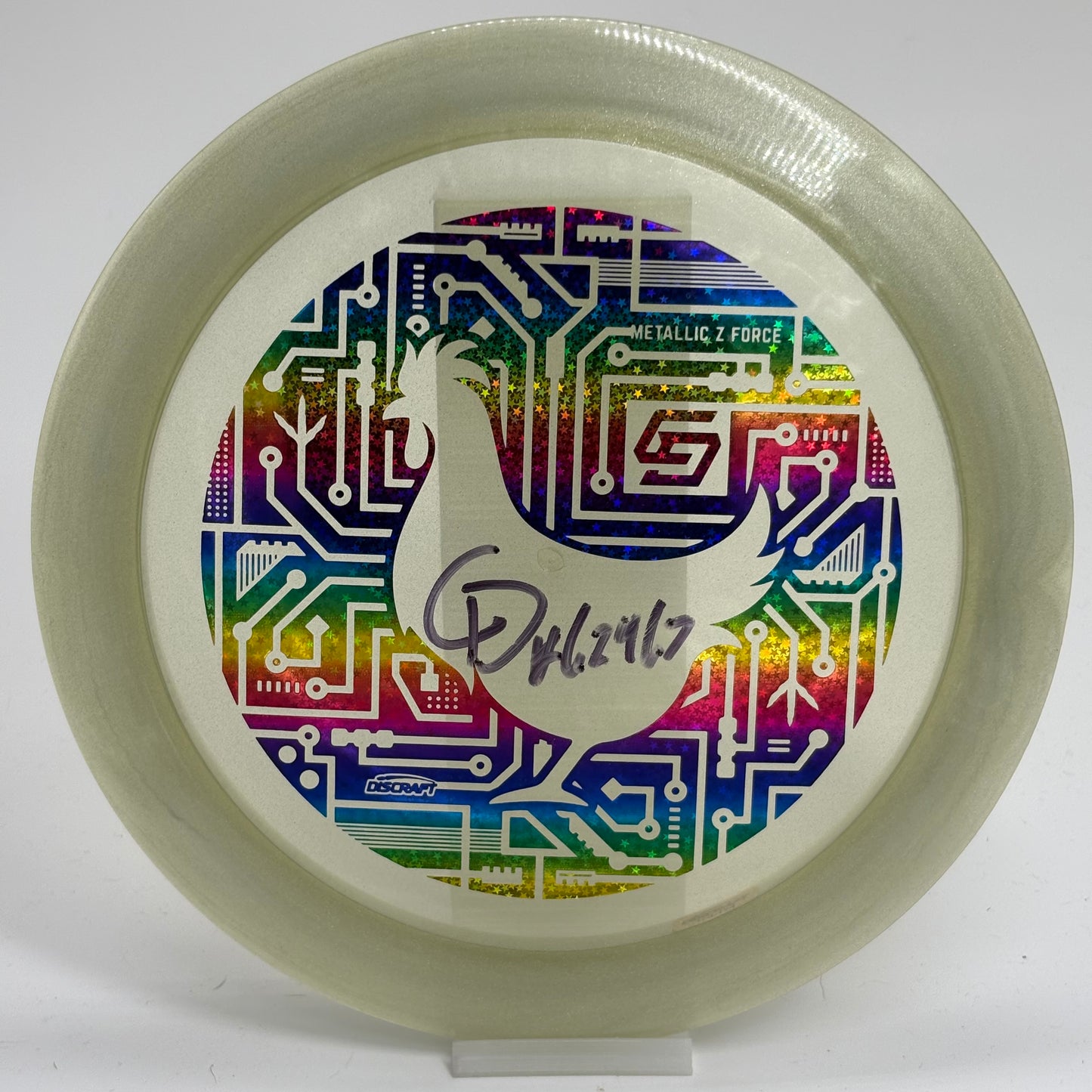 Discraft Force | Metallic Z | Robot Chicken Chris Dickerson Signed