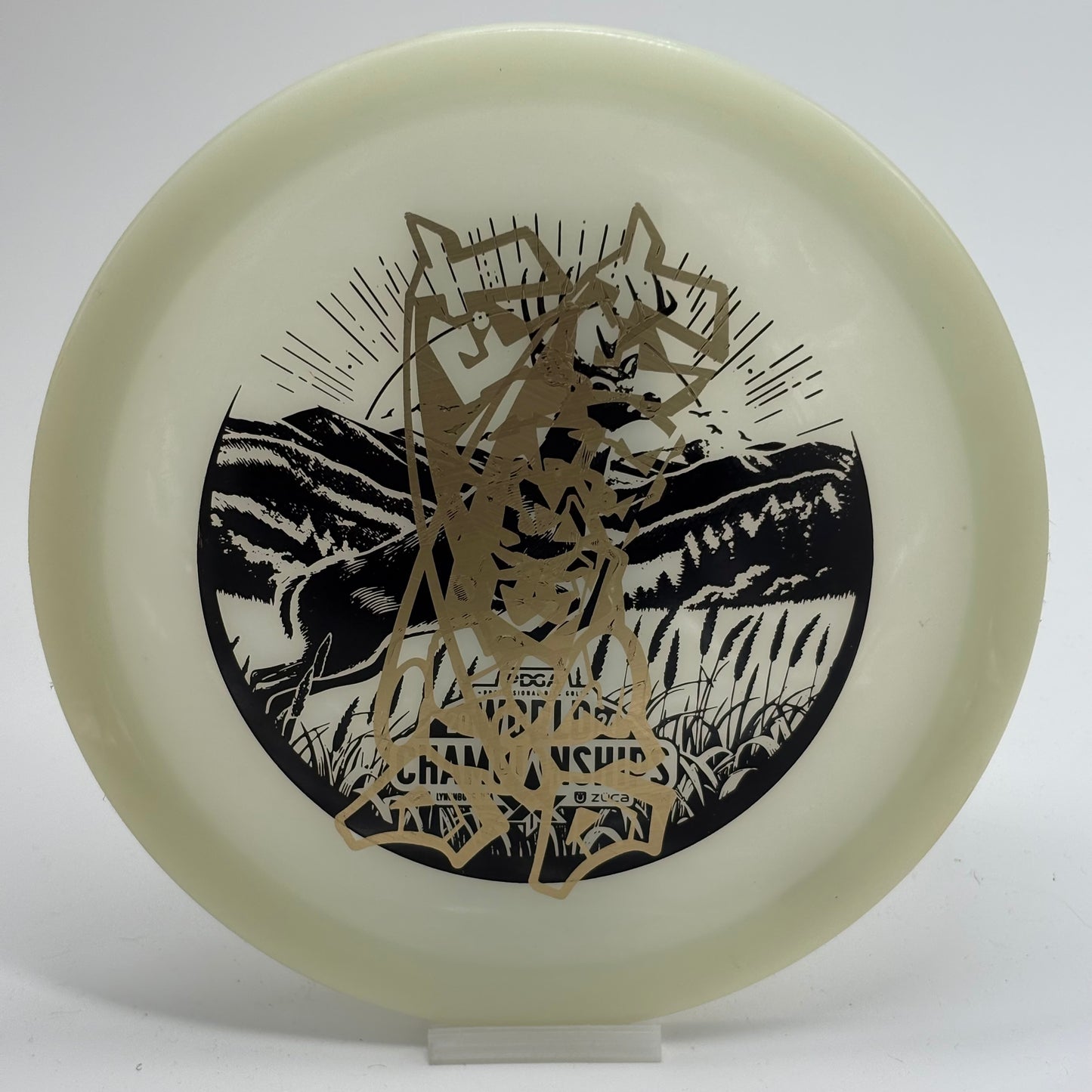 Discraft Cicada | Z Glo | 2024 World Championships Discraft Double Stamp