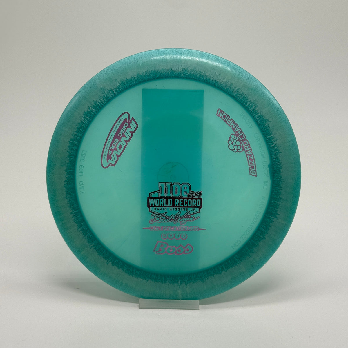 Used | Innova Boss | Blizzard Champion | David Wiggins Jr 1108 World Distance Record
