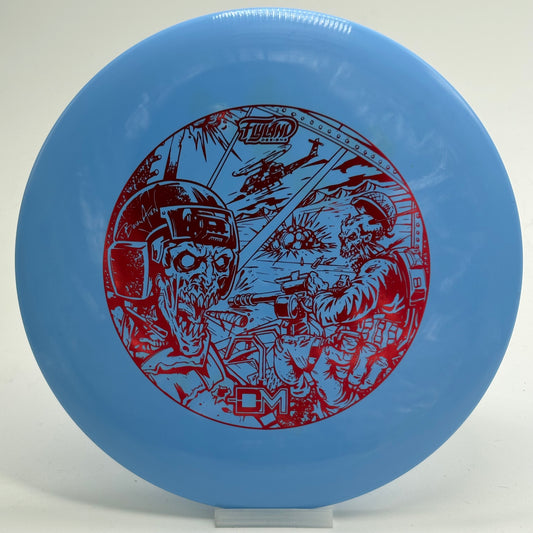 Used | Dynamic Discs Sergeant | Fuzion | Flyland Designs Zombie Helicopter by Brain Allen
