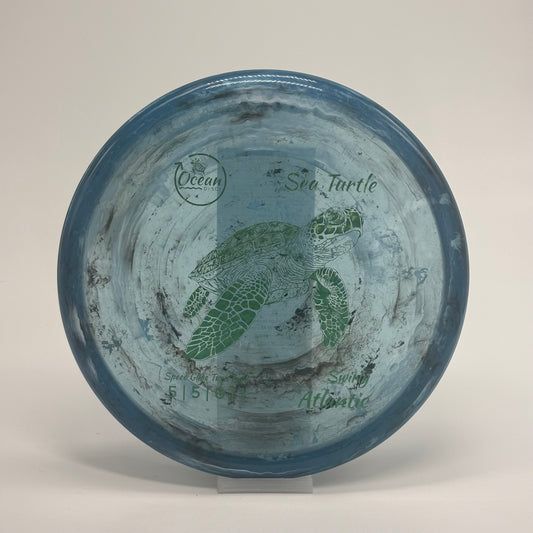 Ocean Discs Sea Turtle | Swirly Atlantic