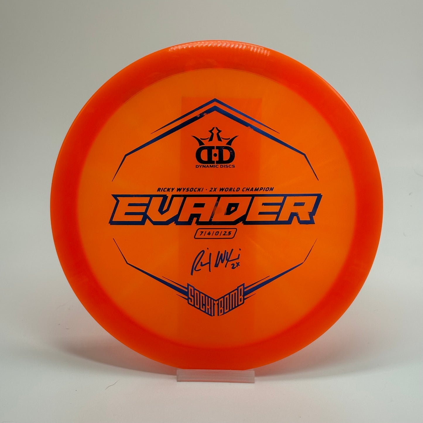 Dynamic Discs Evader | Lucid | Ricky Wysocki 2x World Champion Sockibomb
