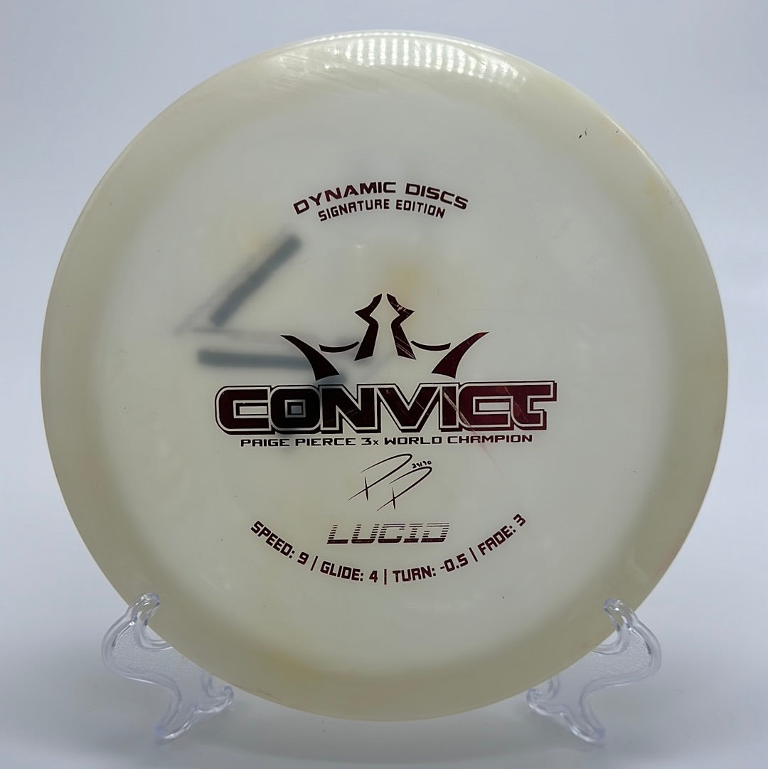 Dynamic Discs Convict | Lucid Paige Pierce 3x World Champion Out-of-Production