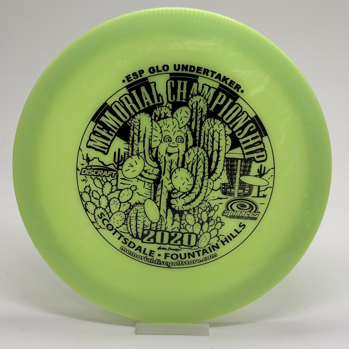 Used | Discraft Undertaker | ESP Glo | 2020 Memorial Championship