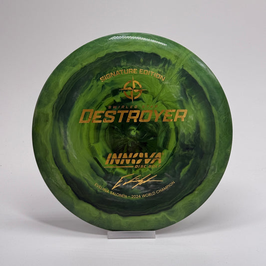 Used | Innova Destroyer | Swirled Star | Eveliina Salonen 2024 World Champion Signature Edition
