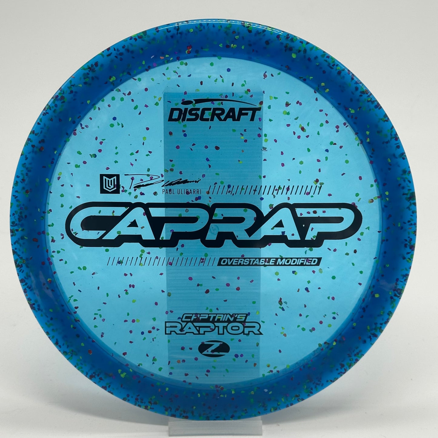 Discraft Captain’s Raptor | Z Confetti | 2026 CapRap | Paul Ulibarri Line