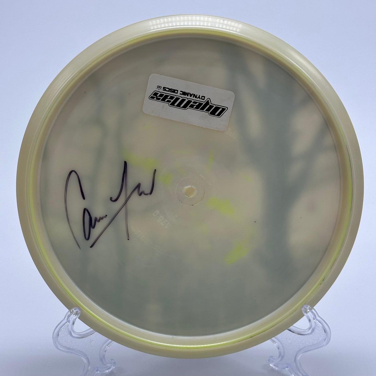 Dynamic Discs Suspect | Fuzion Cam Todd Art Stamp Dyemax Signed