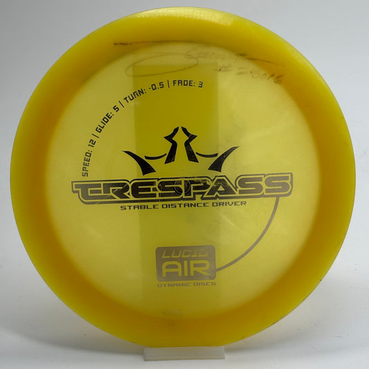 Dynamic Discs Trespass | Lucid Air | Tommy Gunz Trujillo Signed