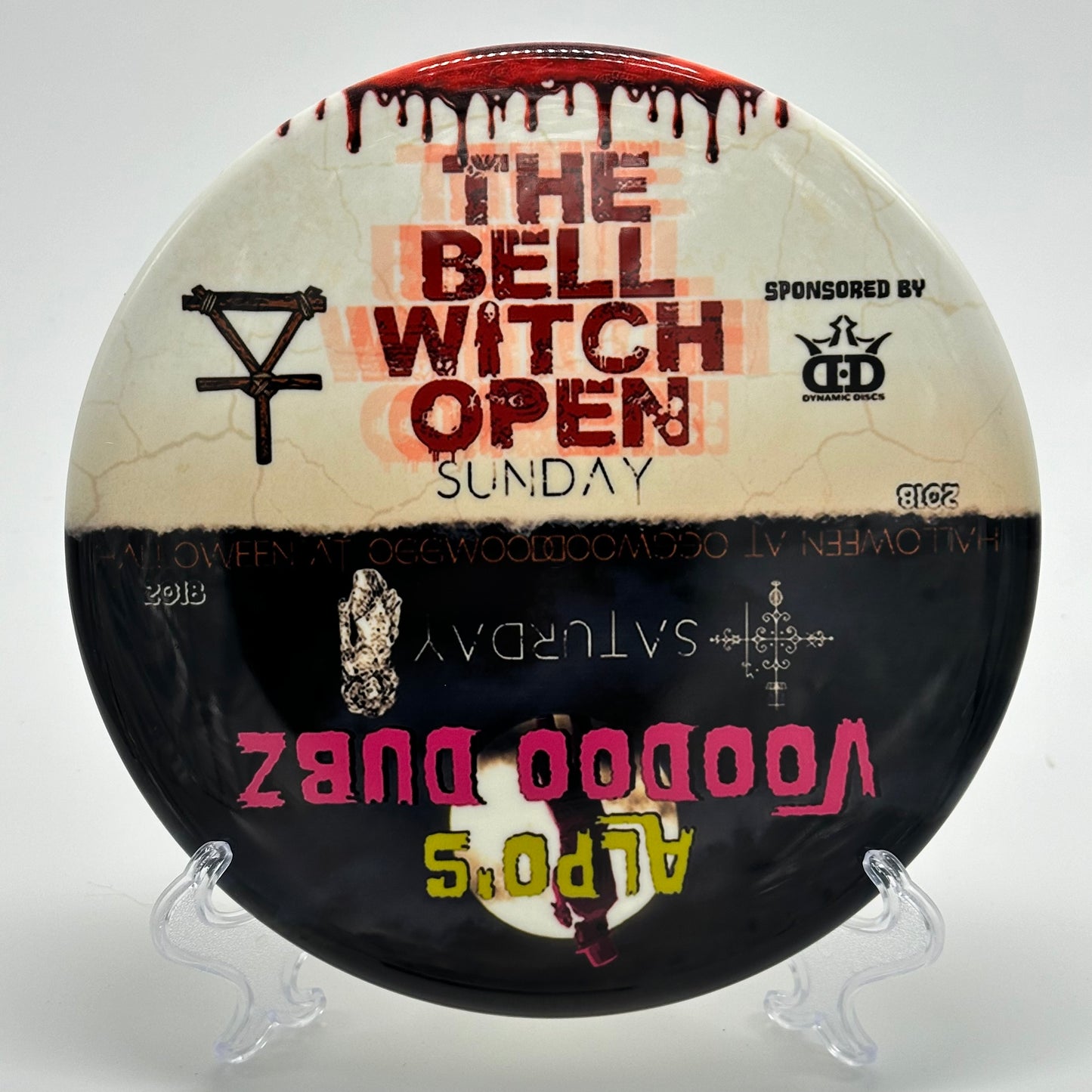 Dynamic Discs Suspect | Fuzion "The Bell Witch Open & Voodoo Dubz 2018" DyeMax