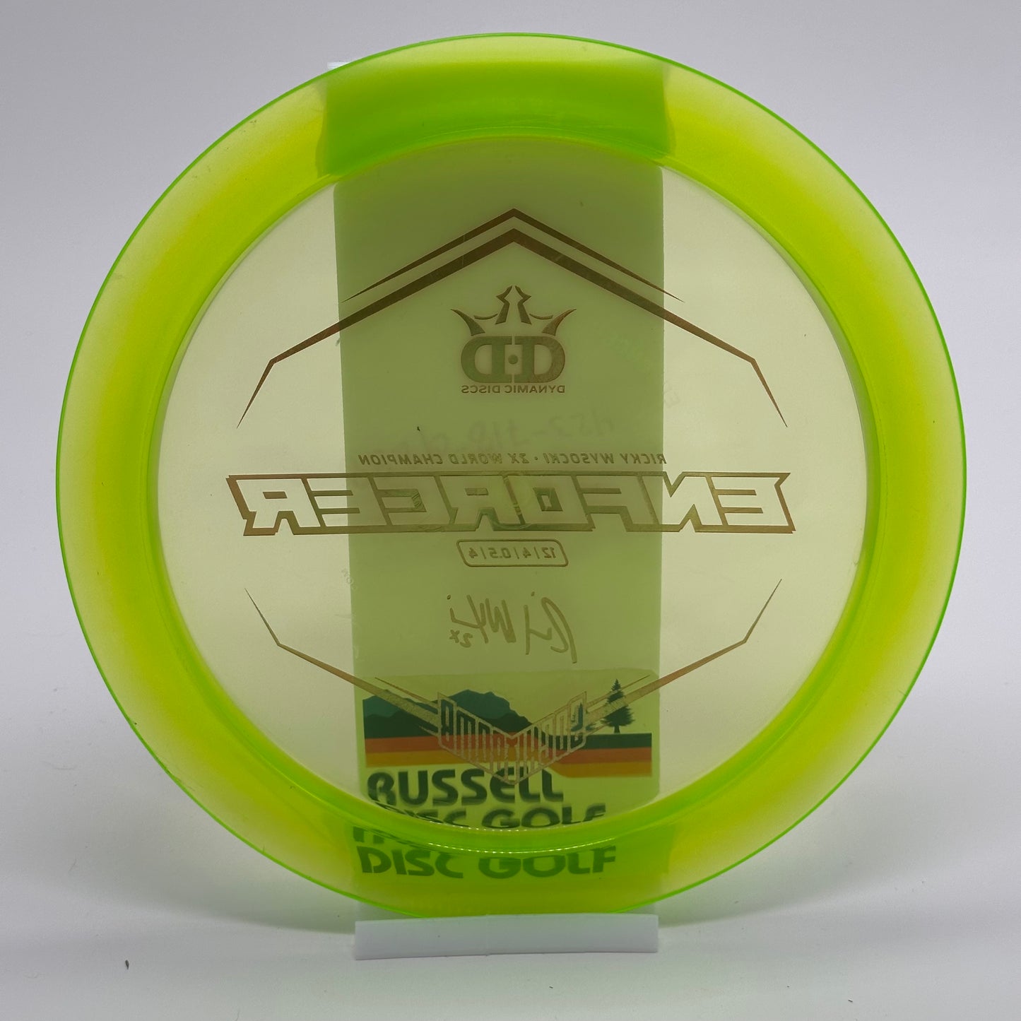Used | Dynamic Discs Enforcer | Lucid-X | Ricky Wysocki 2x World Champion