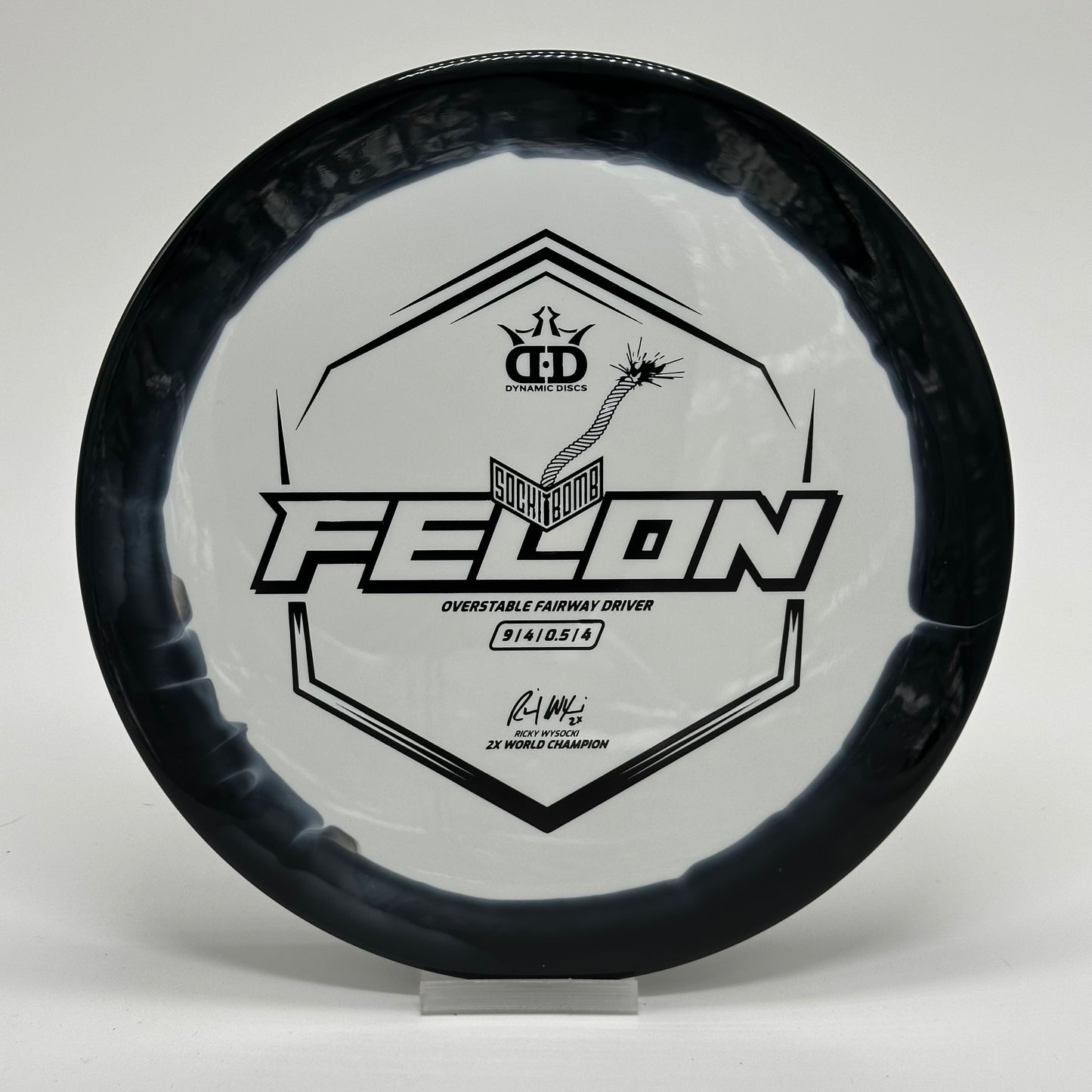 Dynamic Discs Felon Sockibomb | Fuzion Orbit Ricky Wysocki 2x World Champion