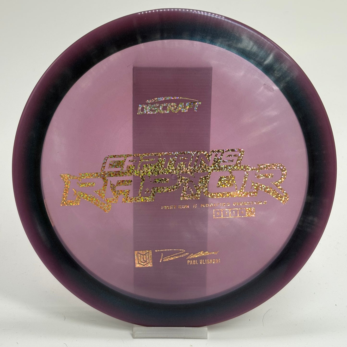 Discraft Captain's Raptor | Special Blend Z | First Run Paul Ulibarri Line | $Run
