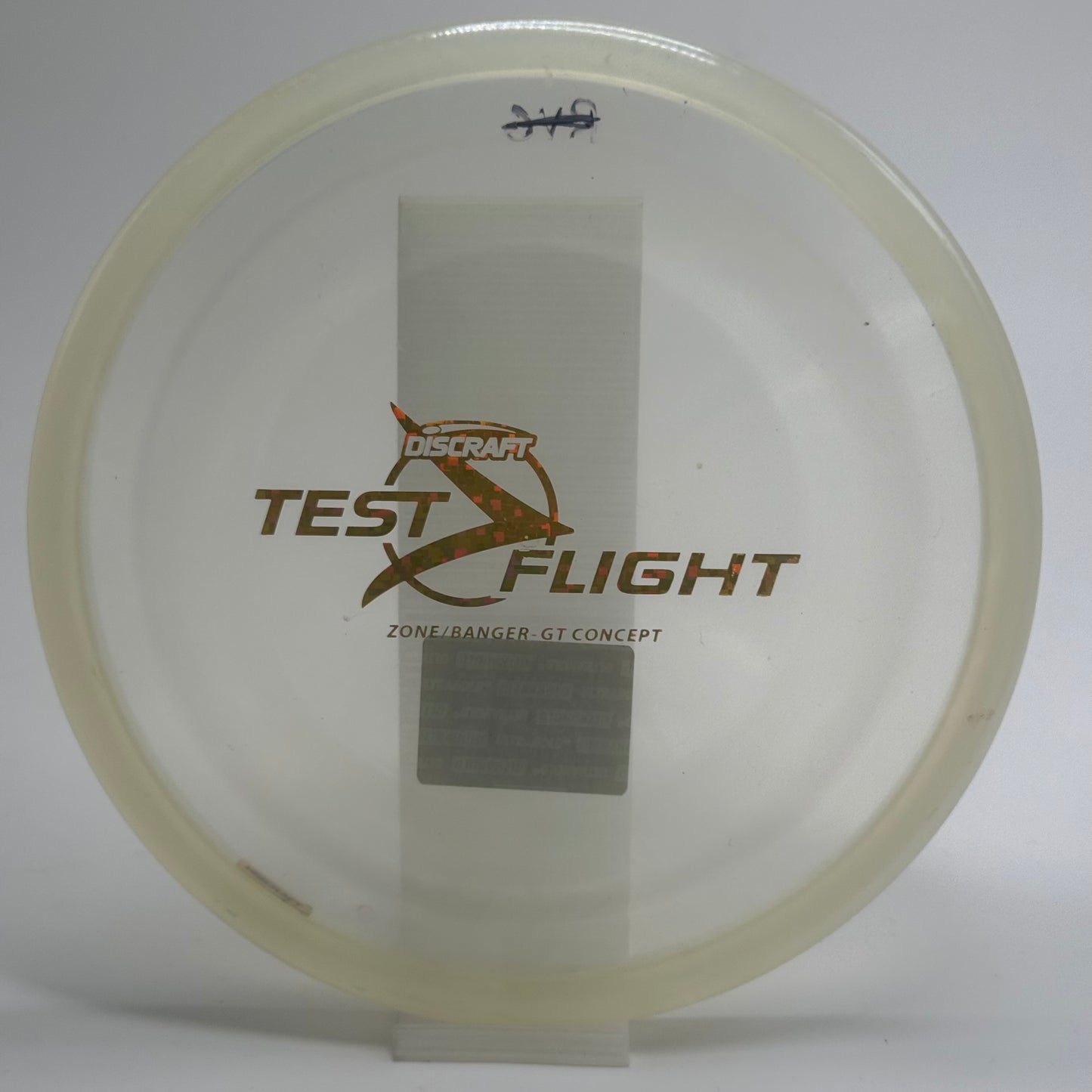 Discraft Zone GT | Z | Test Flight Banger Top Concept