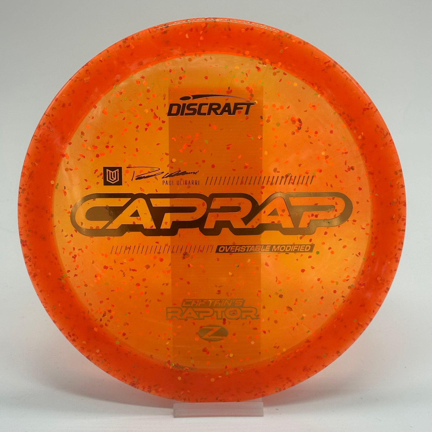 Discraft Captain’s Raptor | Z Confetti | 2026 CapRap | Paul Ulibarri Line