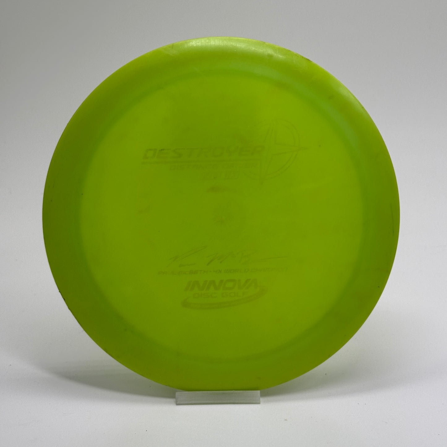 Used | Innova Destroyer | Star | Paul McBeth 4x World Champion | Penned *DS