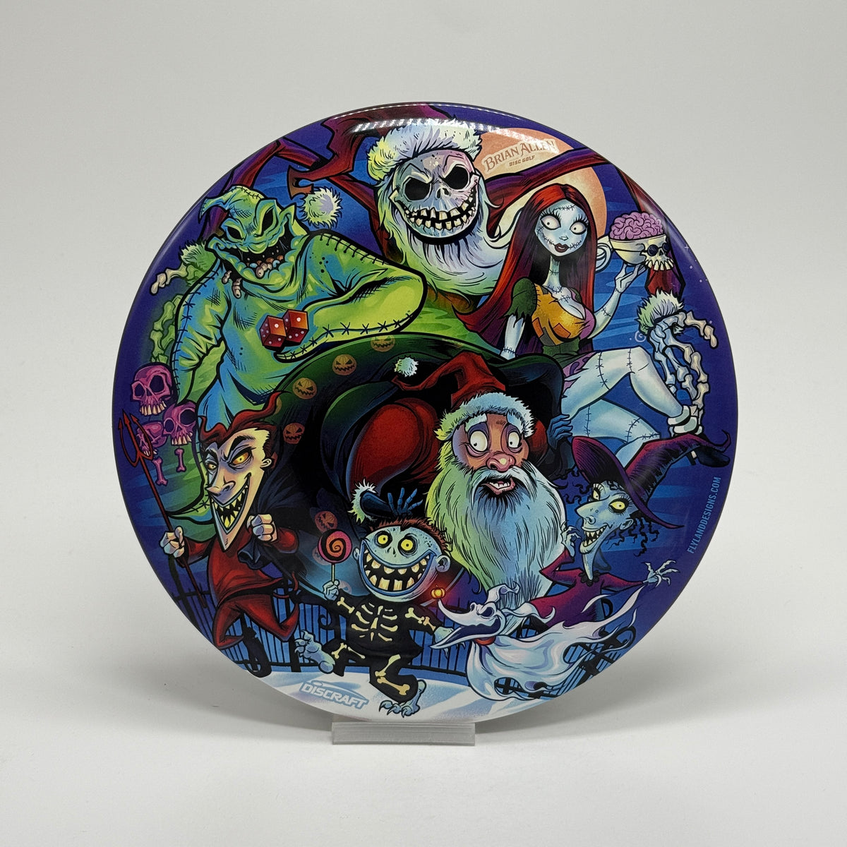 Used | Discraft Buzzz | Super Color ESP | The Nightmare Before Christmas By Brian Allen Flyland Designs
