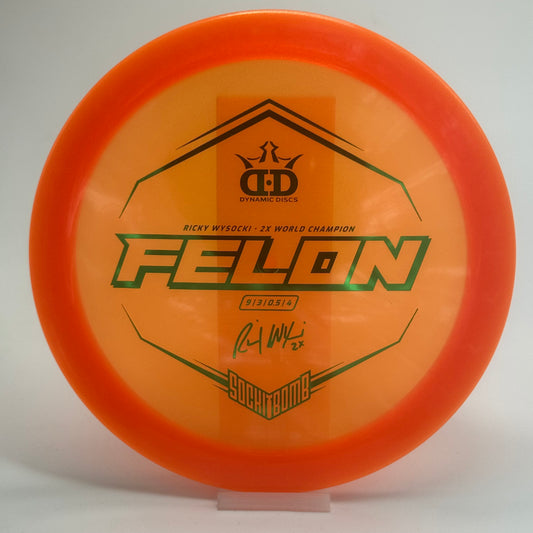 Used | Dynamic Discs Felon | Lucid Ice Glimmer | Ricky Wysocki 2x World Champion