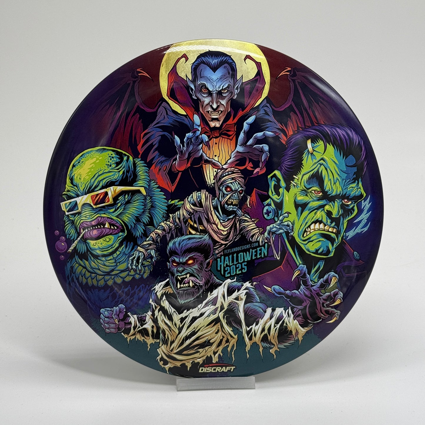 Used | Discraft Buzzz | Super Color ESP | Halloween 2025 Monster Mash By Brian Allen Flyland Designs