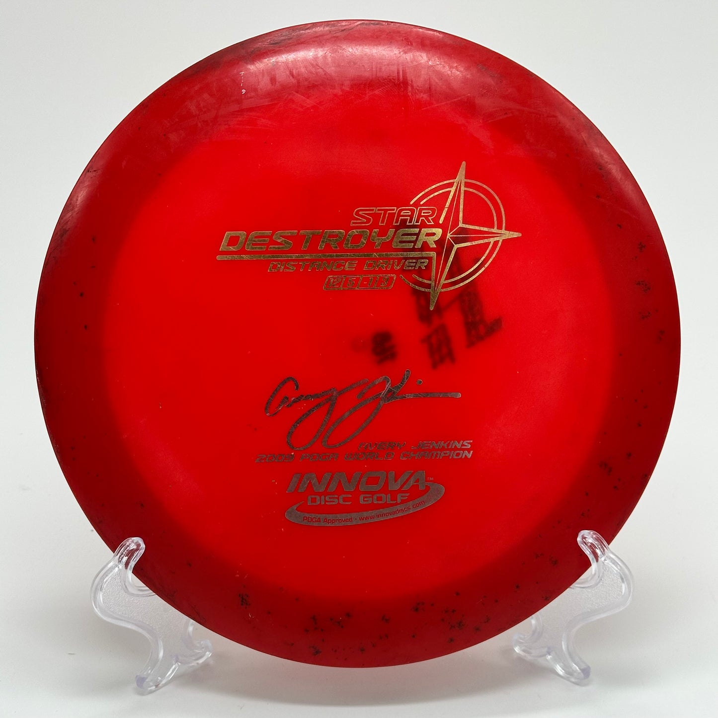 Innova Destroyer | Star Avery Jenkins 2009 World Champion AJ Two Line Penned *DS