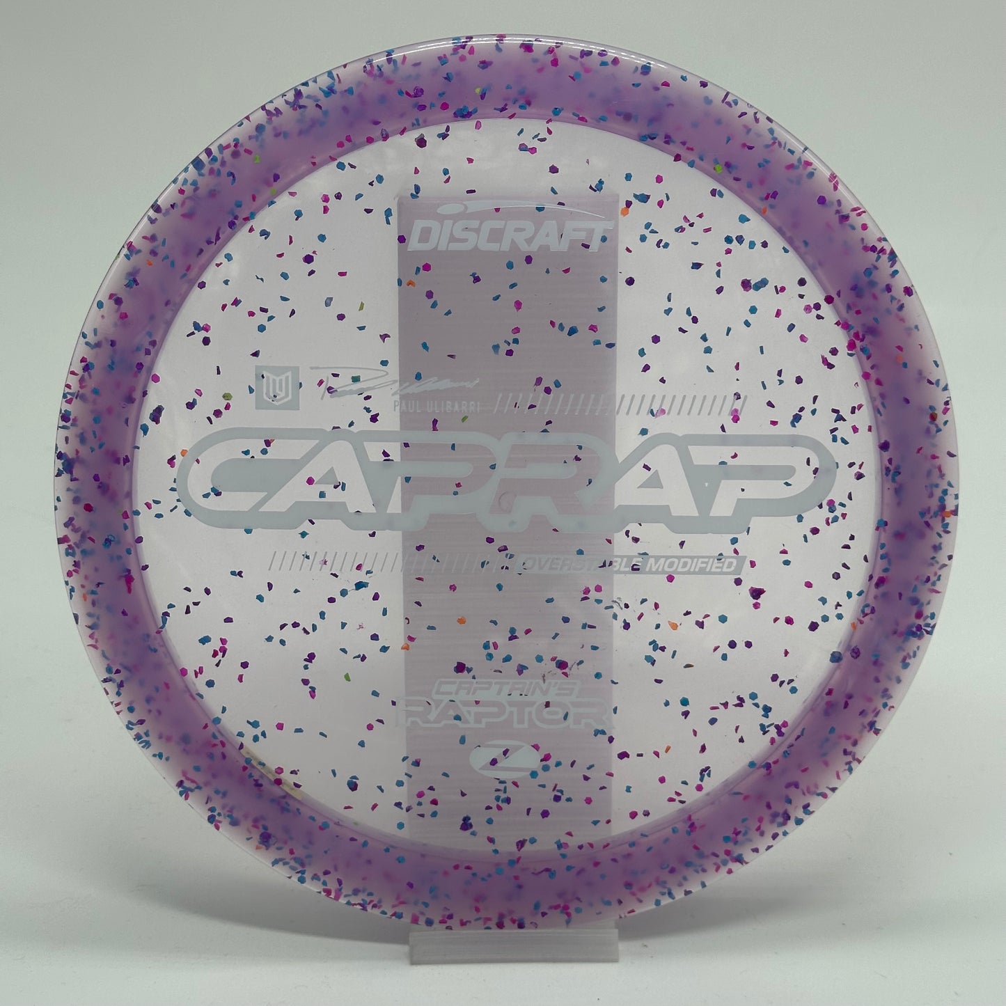 Discraft Captain’s Raptor | Z Confetti | 2026 CapRap | Paul Ulibarri Line