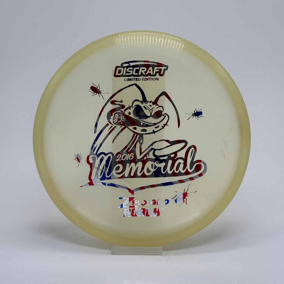 Used | Discraft Roach | Z FLX GLO | 2016 Memorial LE Smokin' Roach
