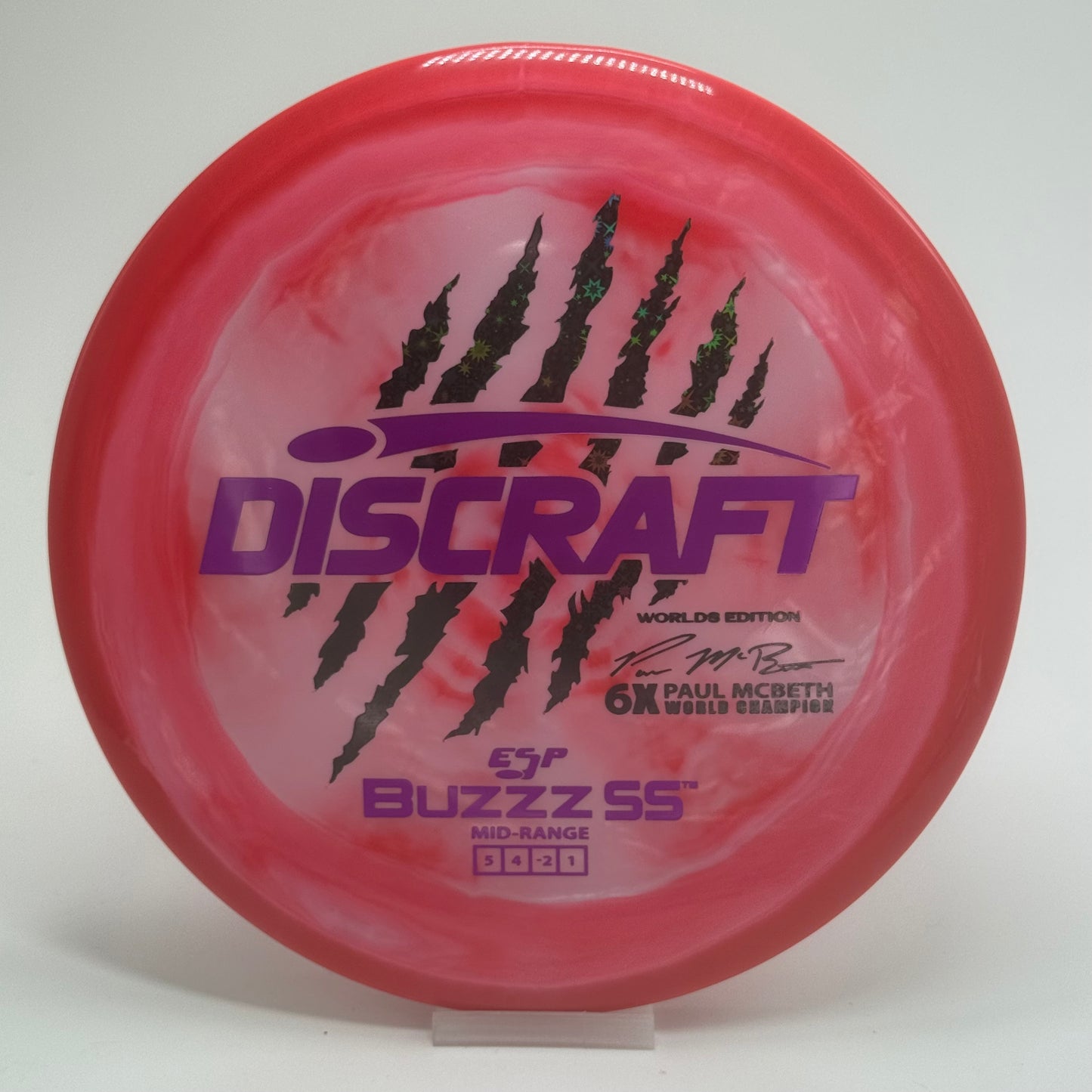 Discraft Buzzz SS | ESP | 2026 Worlds Edition 6 Claw Paul McBeth 6x World Champion
