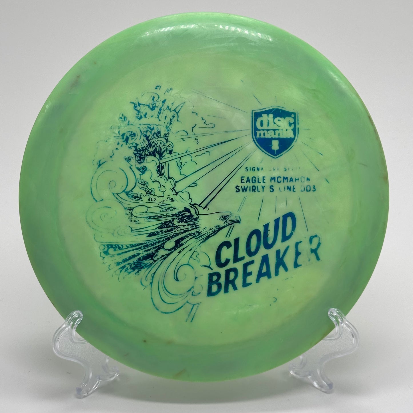 Discmania Cloudbreaker 1 | Eagle McMahon Swirly S-Line DD3 Signature Series (Innova OOP)