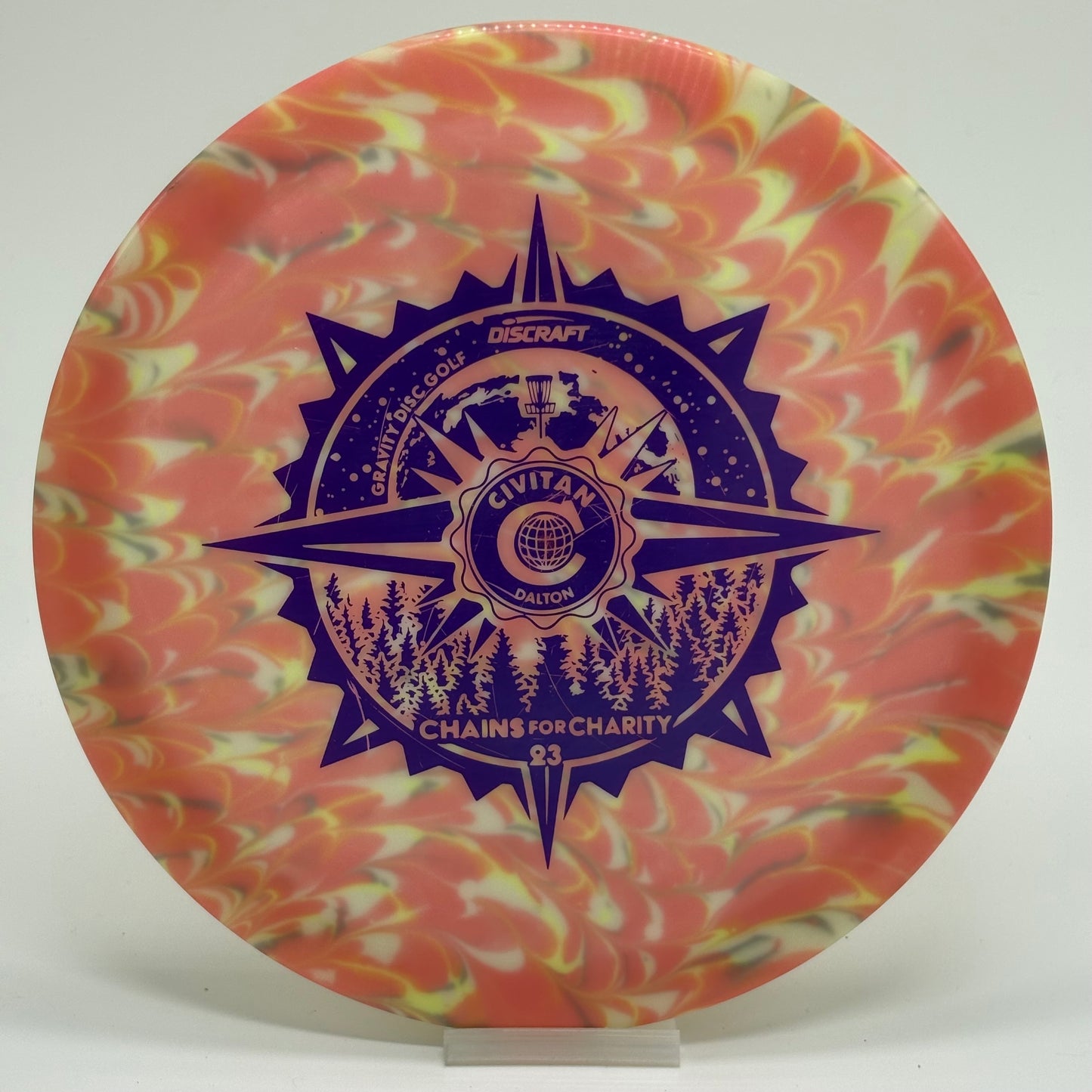 Discraft Raptor | Z Glo | Gravity DG Custom Dye