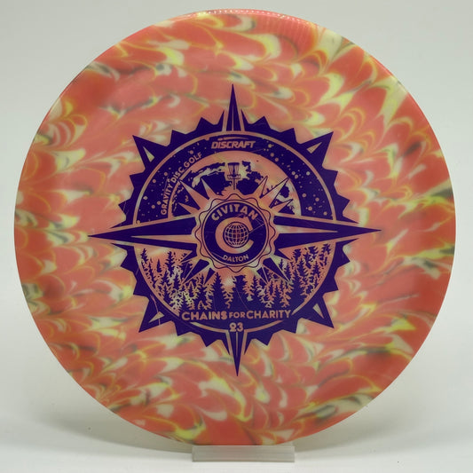 Discraft Raptor | Z Glo | Gravity DG Custom Dye