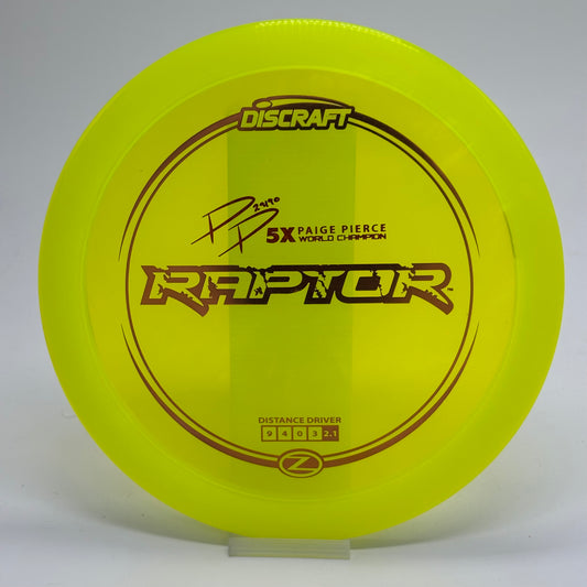 Used | Discraft Raptor | Z | Paige Pierce 5x World Champion