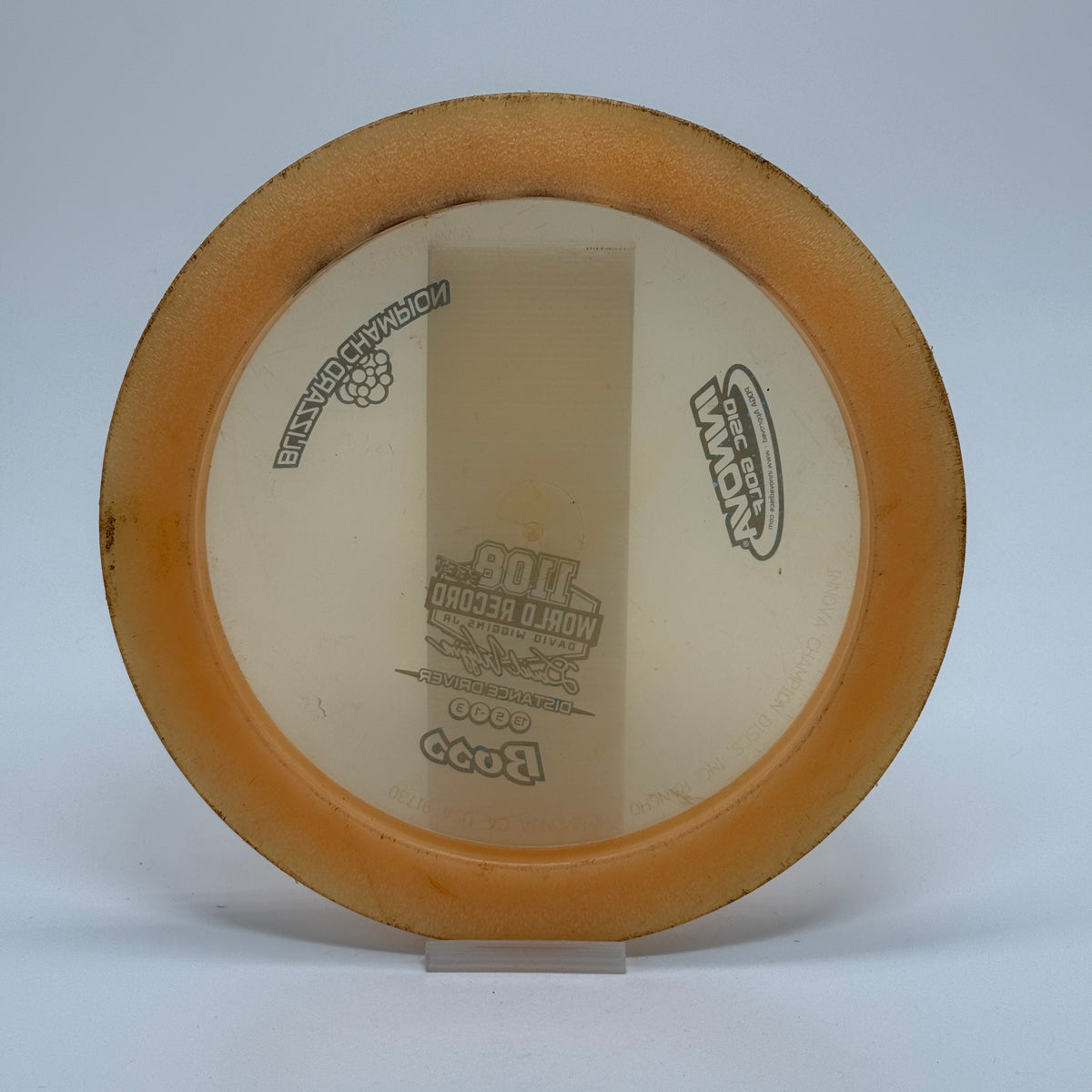 Used | Innova Boss | Blizzard Champion | David Wiggins Jr 1108 World Distance Record