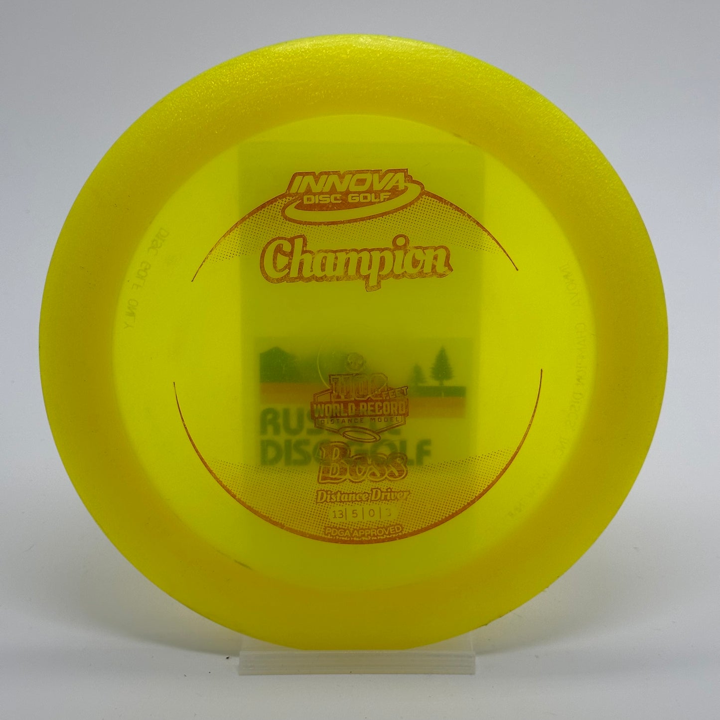 Used | Innova Boss | Champion | 1108 Feet World Record Distance Model | Penned