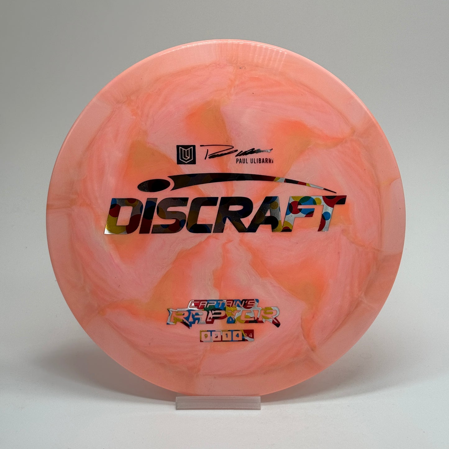 Used | Discraft Captain's Raptor | ESP Swirl | Paul Ulibarri Line