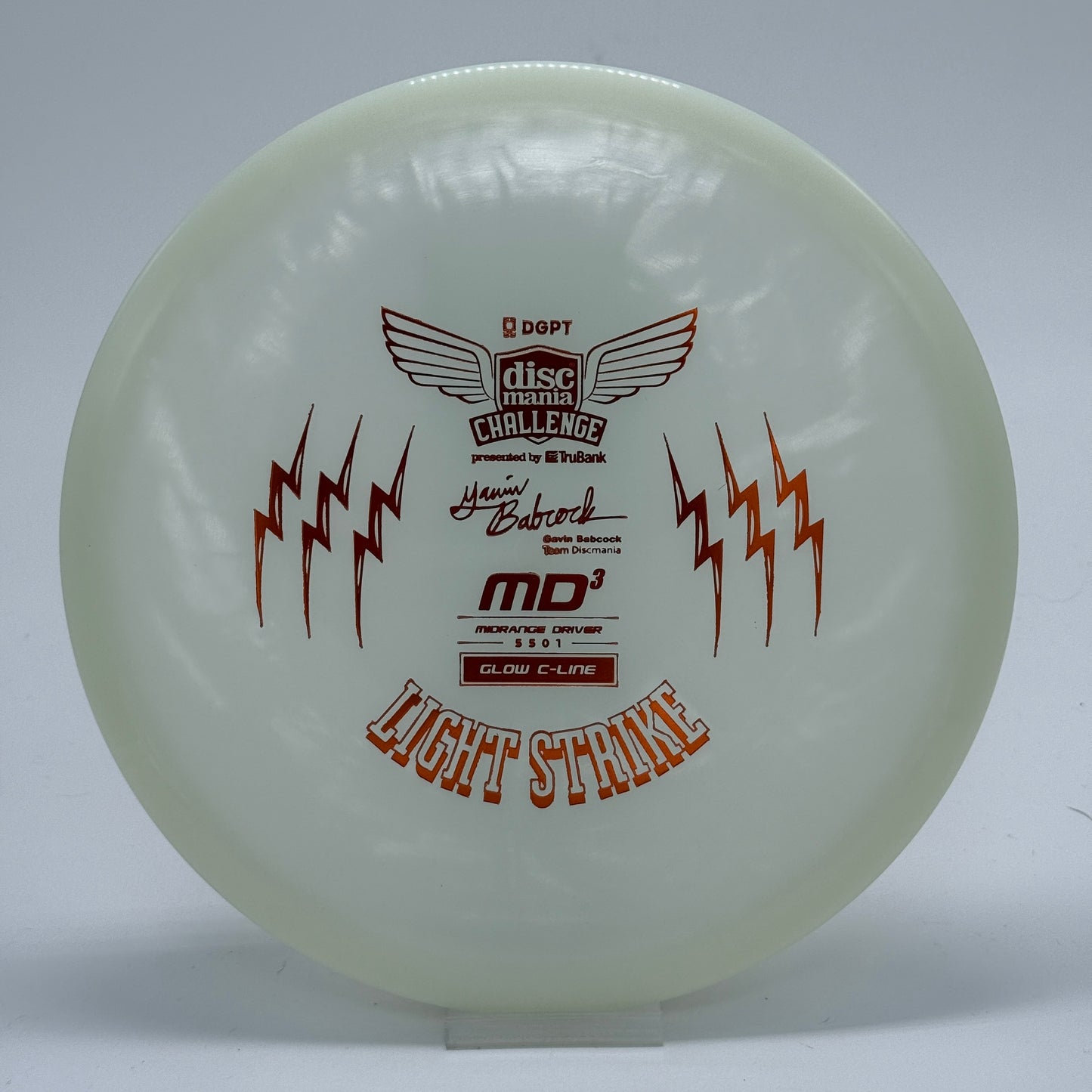Discmania Lightning Strike | Color Glow C-Line | Gavin Babcock Signature Series MD3