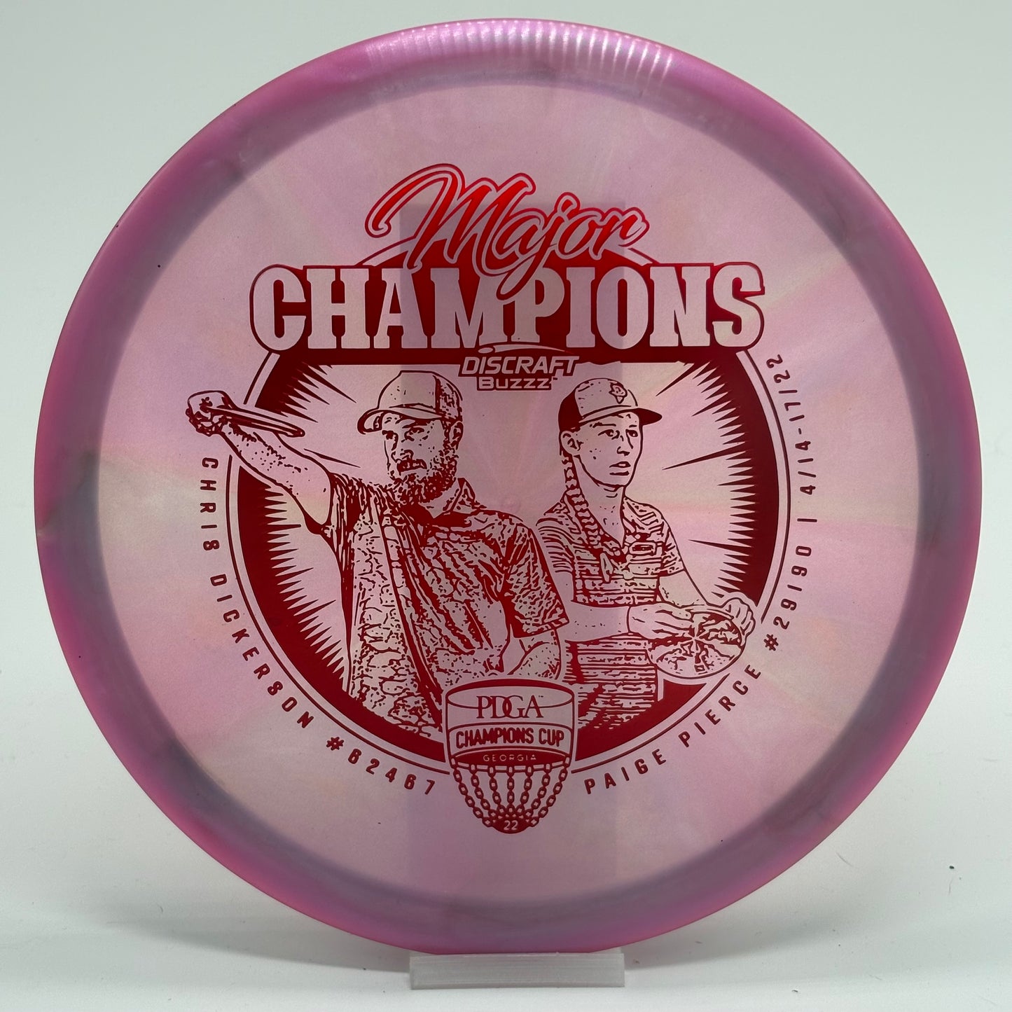 Used | Discraft Buzzz | Swirl Z | 2022 Major Champions Chris Dickerson Paige Pierce